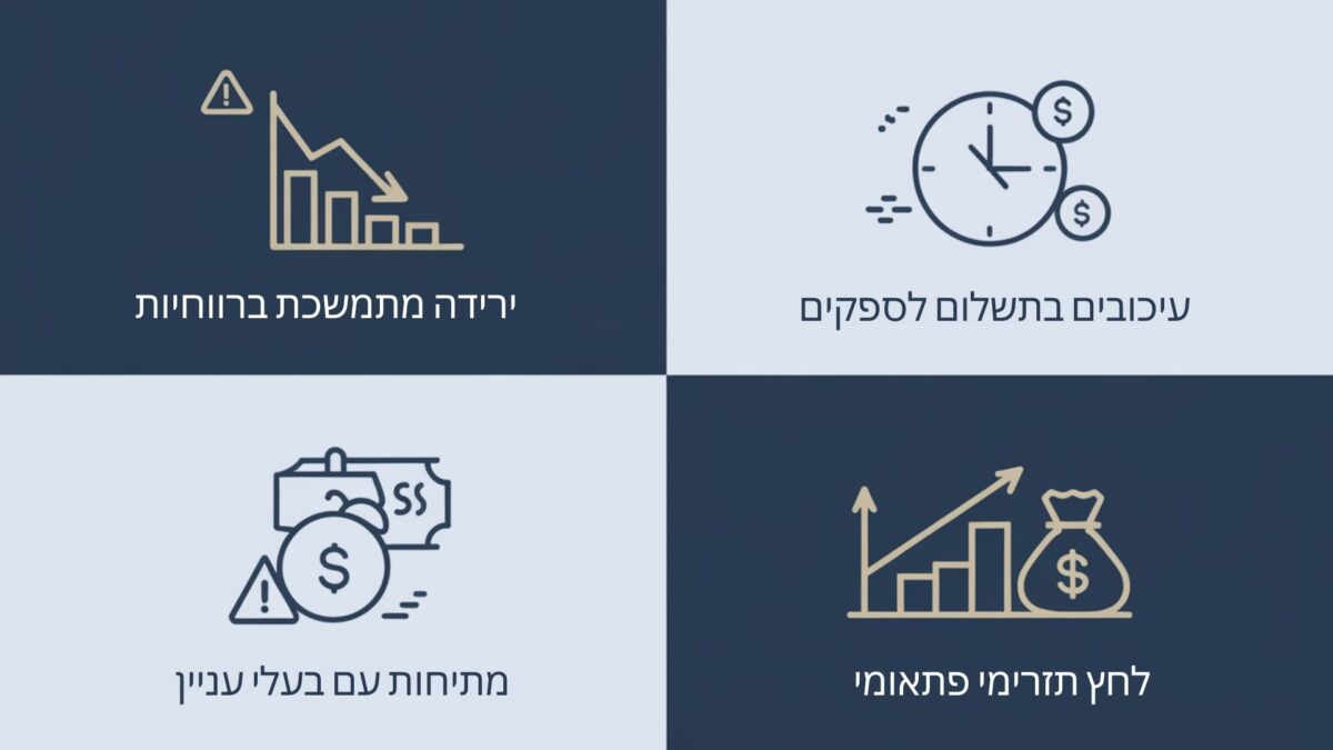 סימני זיהוי למשבר פיננסי בחברות