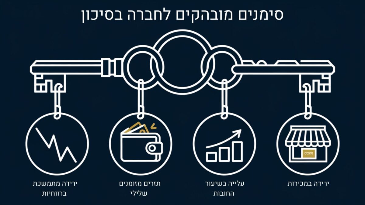 סימנים מובהקים לחברה בסיכון
